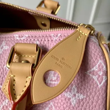 LV M24433 Louis Vuitton Speedy P9 Bandoulière 25 Monogram Bag Pink