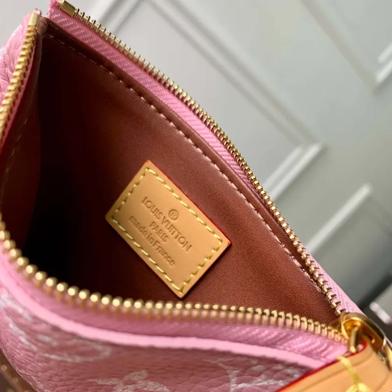 LV M24433 Louis Vuitton Speedy P9 Bandoulière 25 Monogram Bag Pink