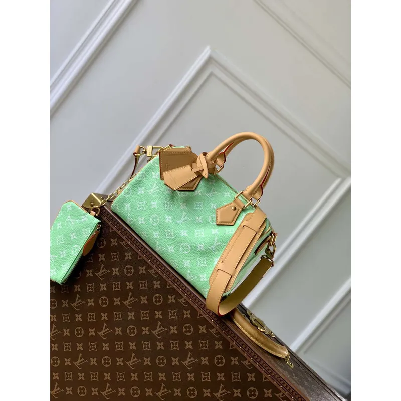 LV M24423 Louis Vuitton Speedy P9 Bandoulière 25 Monogram Bag Fruit Green