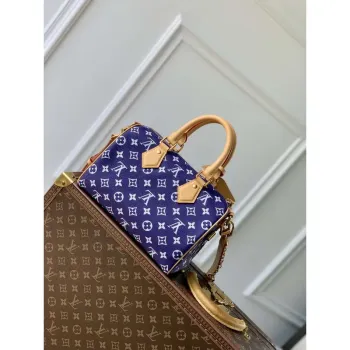 LV M11562 Louis Vuitton Speedy P9 Bandoulière 25 Monogram Bag Purple