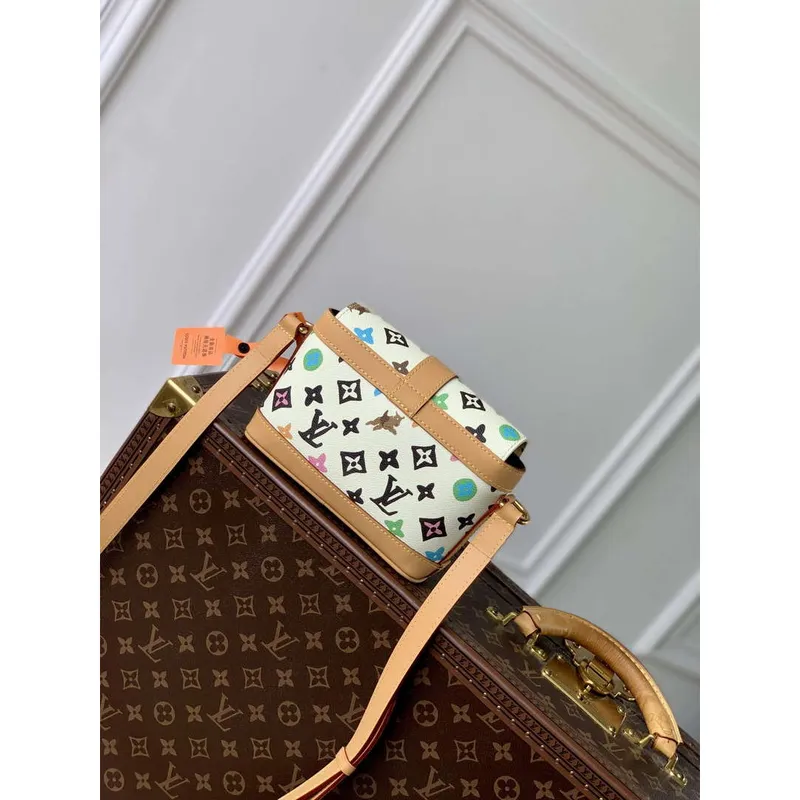LV M83346 Louis Vuitton Envelope Wearable Wallet Bag Vanilla