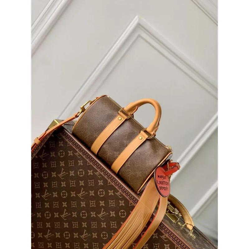 LV M11542 Louis Vuitton Keepall Bandoulière 25 City Bag Bronw