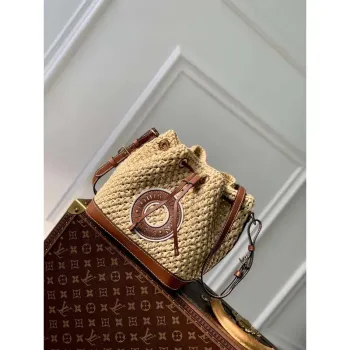 LV M24722 Louis Vuitton Noé BB Bucket Bag Natural / Tan