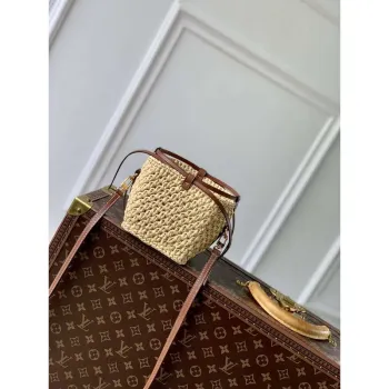 LV M83521 Louis Vuitton Noé Purse Bag Natural / Tan