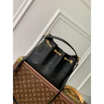 LV M47209 Louis Vuitton LV Bundle Bag Monogram Empreinte Leather Black