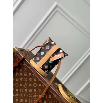 LV M83344 Louis Vuitton Envelope Pouch Bag Chocolate