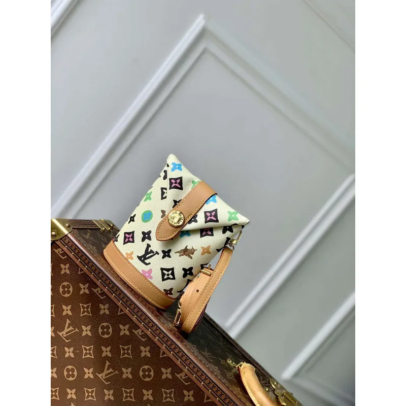 LV M83343 Louis Vuitton Envelope Pouch Bag Vanilla