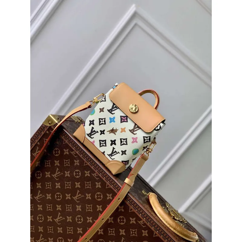 LV M83429 Louis Vuitton Nano Steamer Bag Vanilla