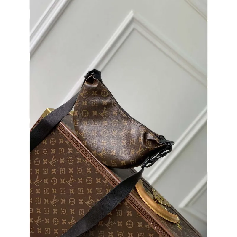 LV M47158 Louis Vuitton Hamac Bag PM Bag Bronw