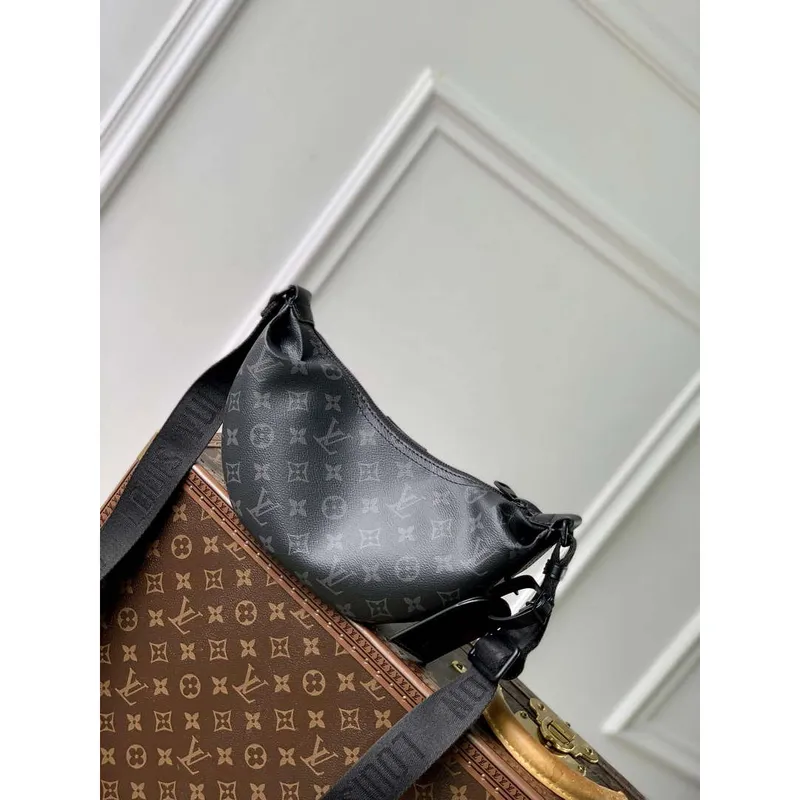 LV M47158 Louis Vuitton Hamac Bag PM Bag Black