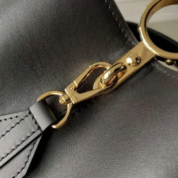 LV M24607 Louis Vuitton Capucines GM Souple Handbag Black