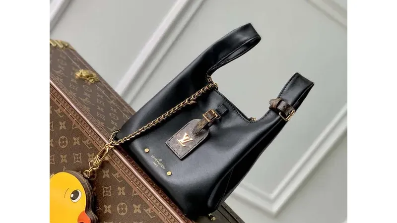 LV M11387 Atlantis BB Handbag — The Black Nappa Statement Piece