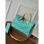 LV M24417 Louis Vuitton Speedy P9 Bandoulière 40 Bag Monogram Leather Light Green