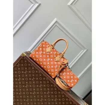 LV M24423 Louis Vuitton Speedy P9 Bandoulière 25 Bag Monogram Leather Orange