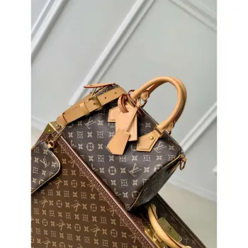 LV M24443 Louis Vuitton Speedy P9 Bandoulière 25 Bag Monogram Leather