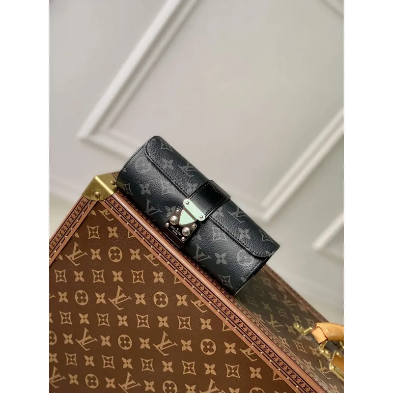 LV M10145 Louis Vuitton Etui Bijoux Jewellery Case Black Monogram coated canvas