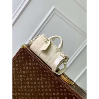 LV M24434 Louis Vuitton Keepall Bandoulière 25 Bag Full Moon