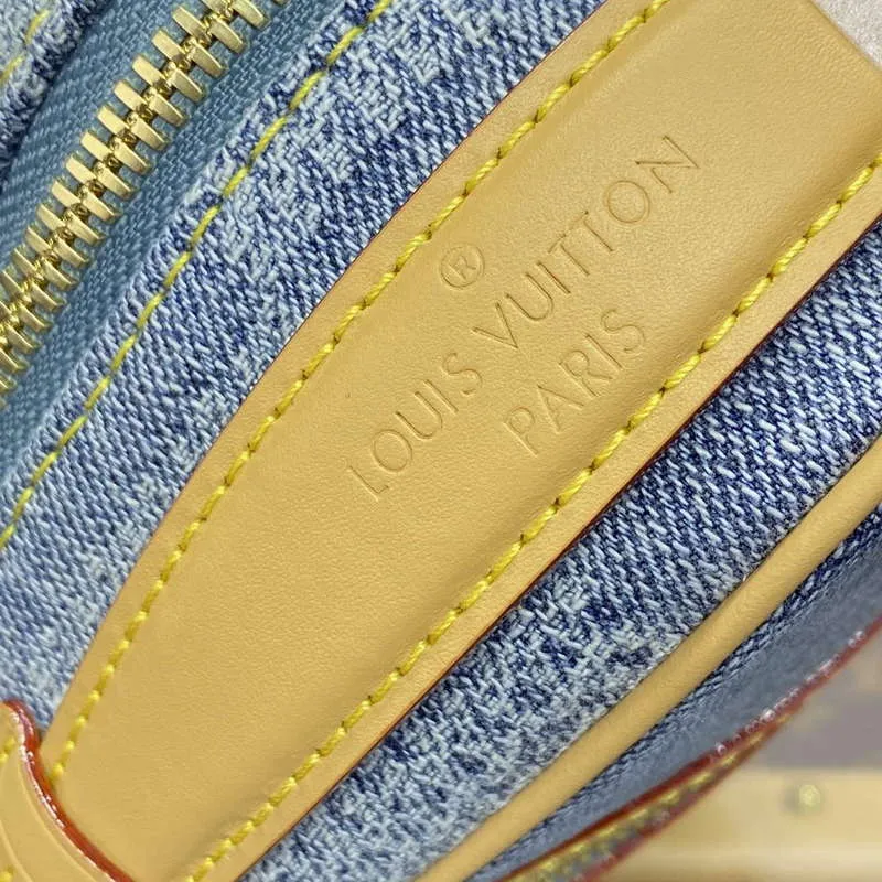 LV N40706 Louis Vuitton Chess Messenger Bag Blue