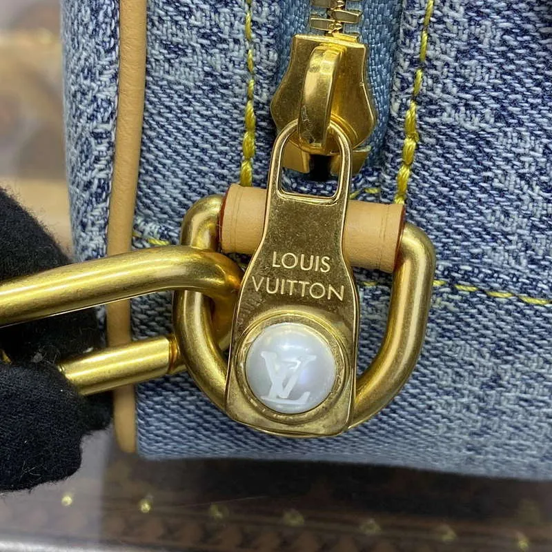 LV N40706 Louis Vuitton Chess Messenger Bag Blue