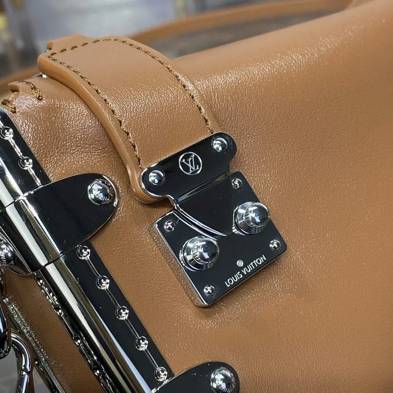 LV M25445 Louis Vuitton Slim Trunk Bag Brown
