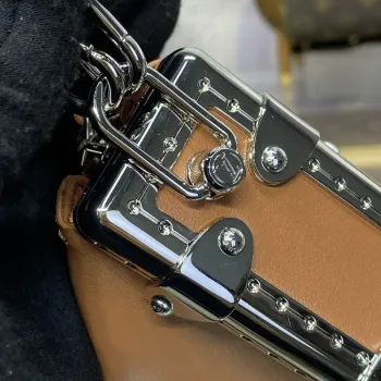 LV M25445 Louis Vuitton Slim Trunk Bag Brown
