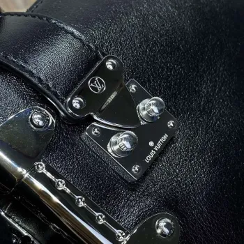 LV M25445 Louis Vuitton Slim Trunk Bag Black