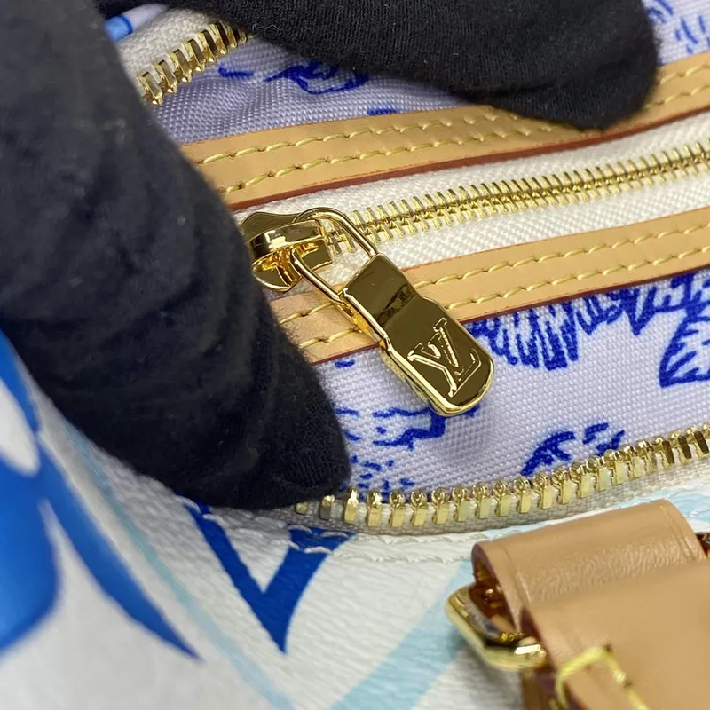 LV M11264 Louis Vuitton Speedy Bandoulière 25 Bag Lagoon Blue