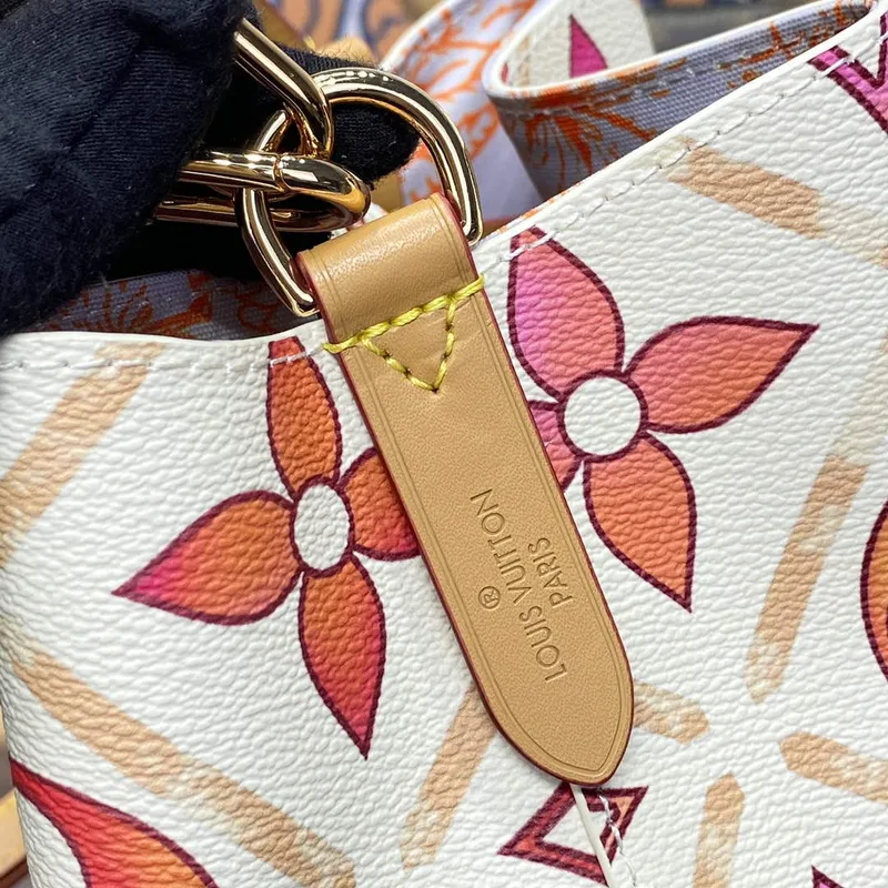 LV M25315 Louis Vuitton Néonoé BB Bucket Bag Coral