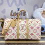 LV M11251 Louis Vuitton Keepall Bandoulière 45 Bag Coral