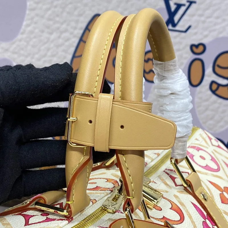 LV M11251 Louis Vuitton Keepall Bandoulière 45 Bag Coral