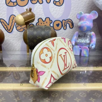 LV M11239 Louis Vuitton Pochette Cosmétique PM Bag Coral
