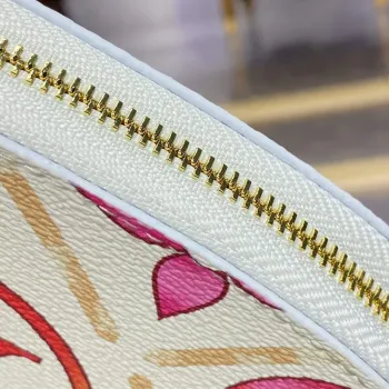 LV M11239 Louis Vuitton Pochette Cosmétique PM Bag Coral