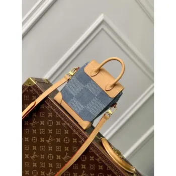 LV N40751 Louis Vuitton Nano Steamer Small City Bag Blue