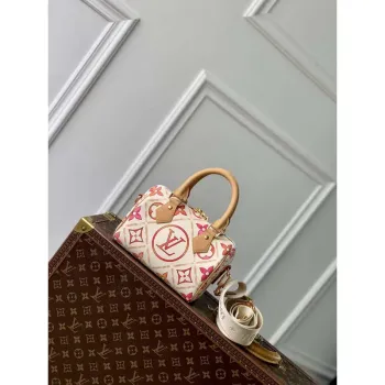 LV M11209 Louis Vuitton Speedy Bandoulière 20 Bag Coral