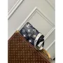 LV M47161 Louis Vuitton Diane Monogram Empreinte Leather Black with Camel
