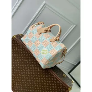 LV N40689 Louis Vuitton Speedy 40 Bandoulière Bag White