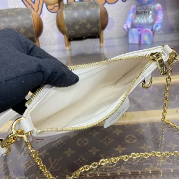 LV M83448 Louis Vuitton Easy Pouch On Strap Bag Monogram Empreinte Crame Pink