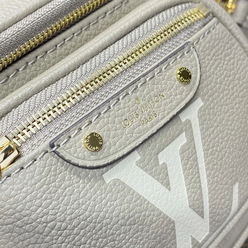 LV M82208 Louis Vuitton Mini Bumbag Monogram Empreinte Gray