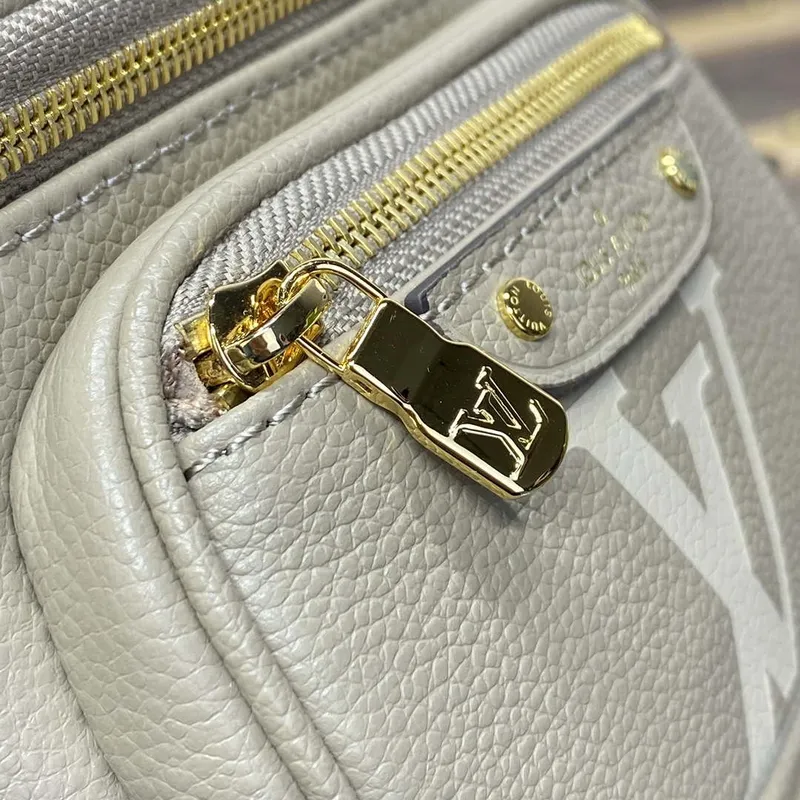 LV M82208 Louis Vuitton Mini Bumbag Monogram Empreinte Gray