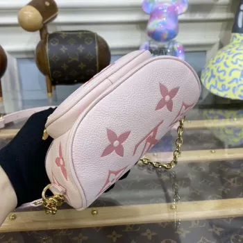 LV M82347 Louis Vuitton Mini Bumbag Monogram Empreinte Pink