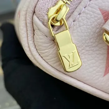 LV M82347 Louis Vuitton Mini Bumbag Monogram Empreinte Pink