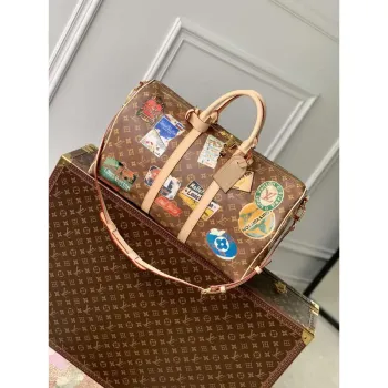 LV M24960 Louis Vuitton Keepall Bandoulière 45 Travel Bag Monogram