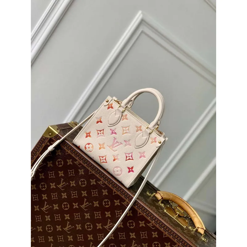 LV M47115 Louis Vuitton OnTheGo BB Handbag Sunrise Aquarelle