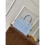 LV M24897 Louis Vuitton Let Go PM Bag Sky Blue Monogram denim