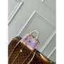 LV M82974 Louis Vuitton Nano Alma Handbag Glossy Lilac