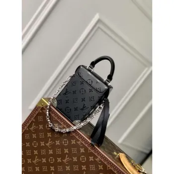LV M11269 Louis Vuitton Camera Box Handbag Black