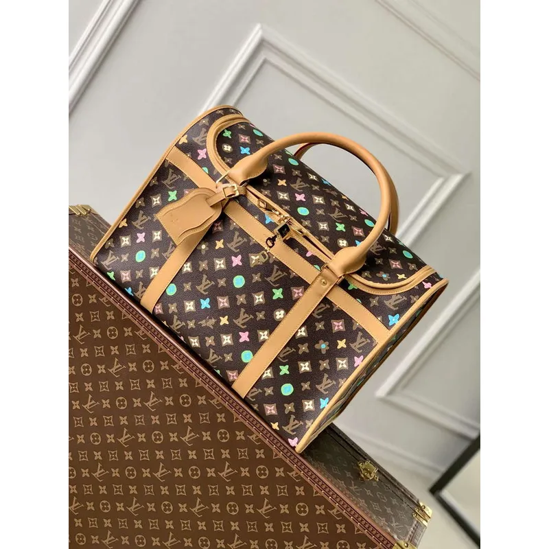 LV M47066 Louis Vuitton Dog Bag Monogram Chocolate