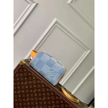 LV N40753 Louis Vuitton Locker Dopp Kit Bag Blue