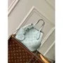 LV M21849 Louis Vuitton Blossom PM Tote Bag Mahina leather Sky blue