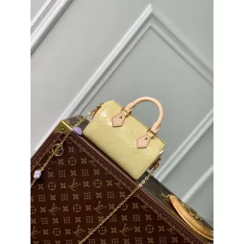 LV M83273 Louis Vuitton Nano Speedy Bag Yellow